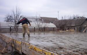 Зимове бетонування - наше будівництво котеджу с. Рожни