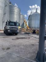 2024 рік Ніжин Жир Комбінат. Нове будівництво елеваторів.